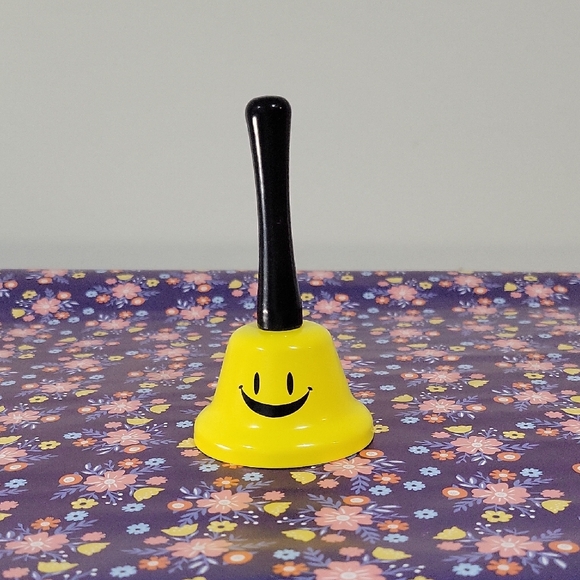 Other - Yellow Smiley Hand Bell